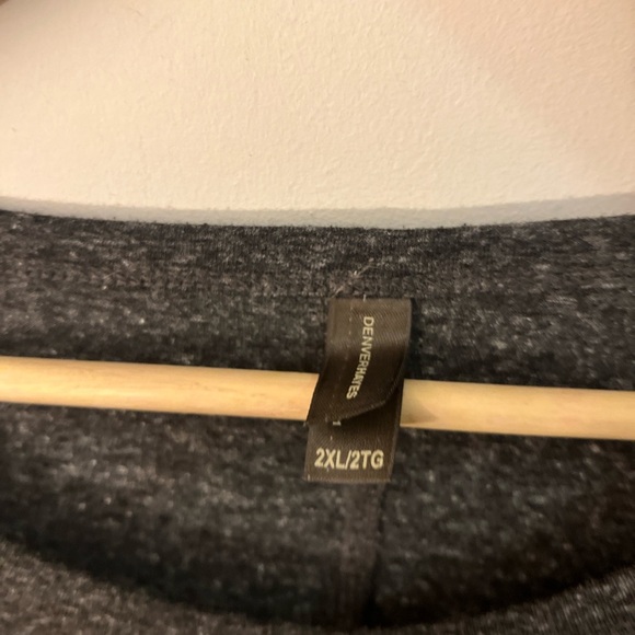 Denver Hayes Casual Gray Women's Top 2XL - Picture 4 of 5